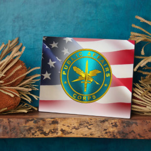 Public Affairs (PAO) Army Veteran Plaque