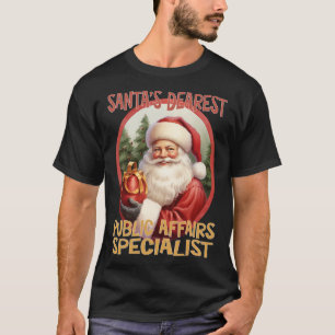Public Affairs Specialist Christmas Holiday Love X T-Shirt