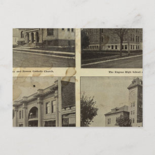 Public bldgs, Eugene, Oregon Postcard