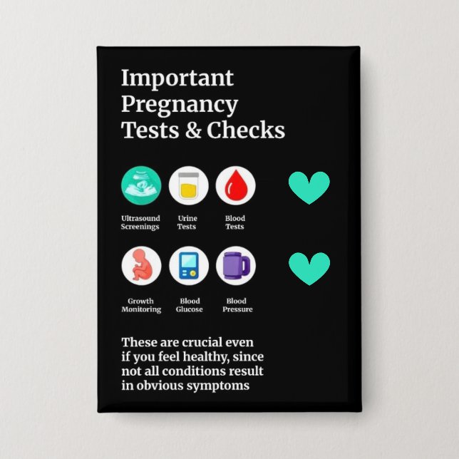 Public Health Infographic Artwork 2 Button  (Front)