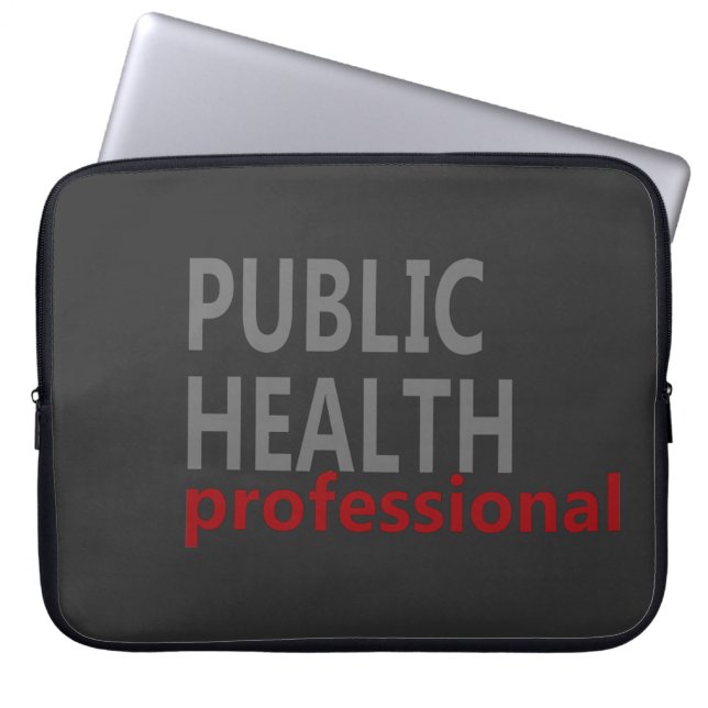 public health laptop sleeve (Front)
