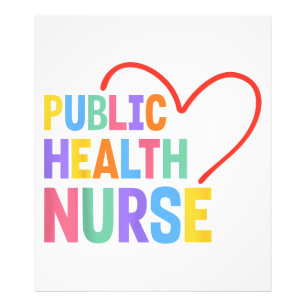 Public Health Nurse Heart Photo Print