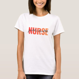 Public Health Nurse Modern Typography T-Shirt