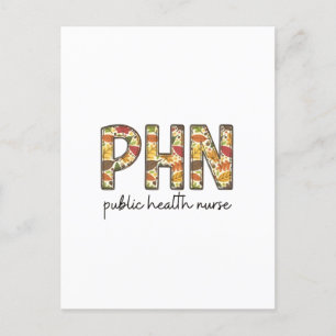 Public Health Nurse Sweatshirt PHN RN Shirt Cute N Holiday Postcard
