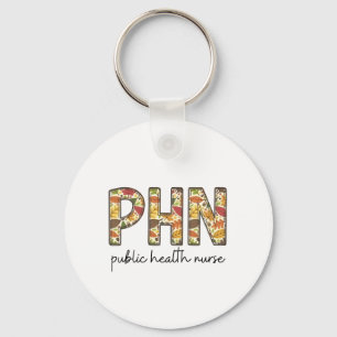Public Health Nurse Sweatshirt PHN RN Shirt Cute N Key Ring