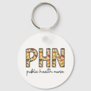 Public Health Nurse Sweatshirt PHN RN Shirt Cute N Key Ring