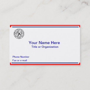 Public Health Service Business Cards