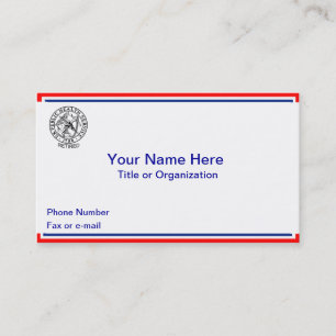 Public Health Service Retired Business Cards