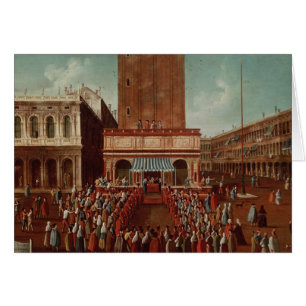 Public Lottery at Loggetta, the Piazza San