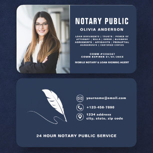 Public Notary Business Card