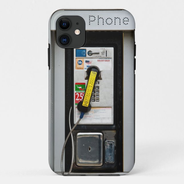 Public Phone 2 Case-Mate iPhone Case (Back)