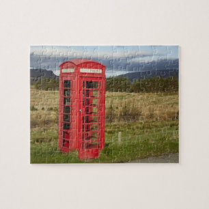 Public Phone Box, Ellishadder, near Staffin, Jigsaw Puzzle