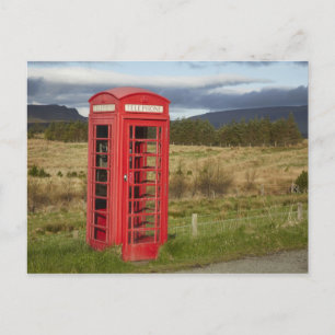 Public Phone Box, Ellishadder, near Staffin, Postcard