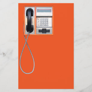 Public phone flyer
