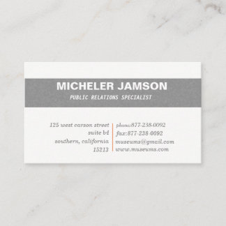 Public Relation business cards