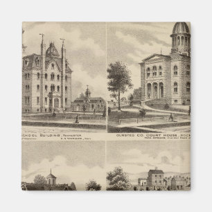 Public School, Court House, Minnesota Magnet