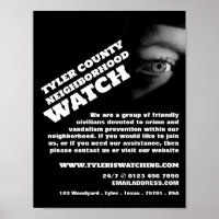 Public View, Neighborhood Community Watch Advert
