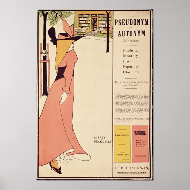 Publicity poster for 'The Yellow Book' (Front)