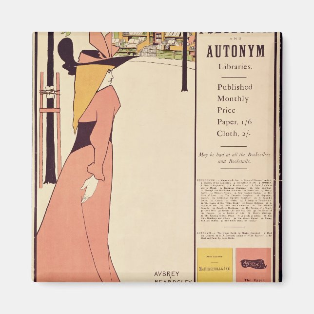 Publicity poster for 'The Yellow Book' Magnet (Front)