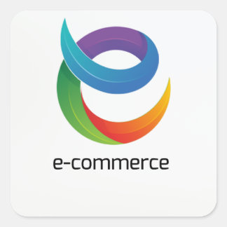 Publicity square sticker