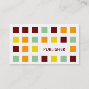 PUBLISHER (mod squares) Business Card