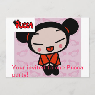 Pucca invitations