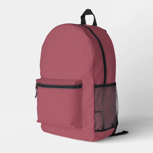 Puce Color Backpack  (Back Corner Right)