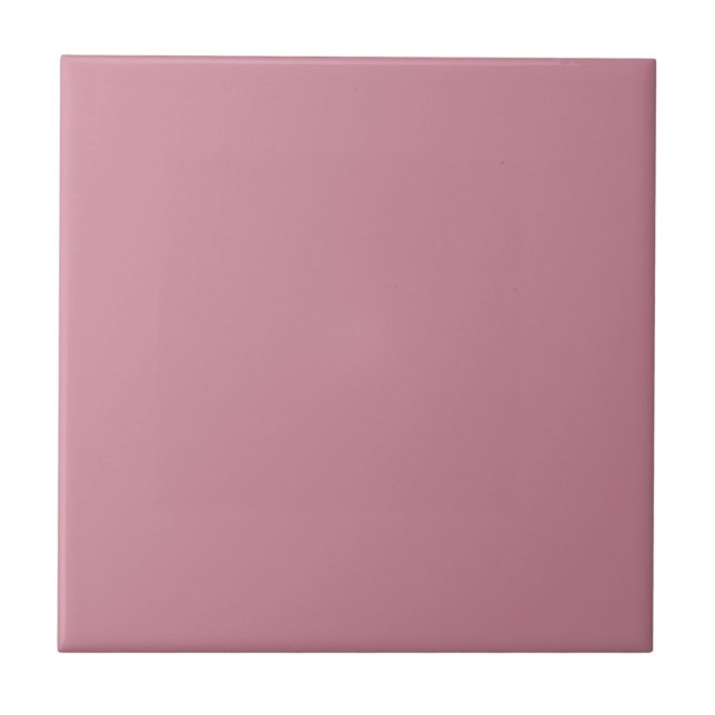 Puce Pink Color Tile (Front)