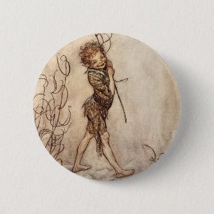 Puck 6 Cm Round Badge