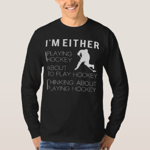 Puck and Chuckles: Funny Hockey T-Shirt