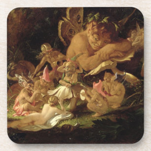 Puck and Fairies, from 'A Midsummer Night's Dream' Coaster