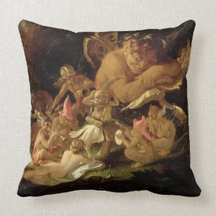 Puck and Fairies, from 'A Midsummer Night's Dream' Cushion