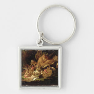 Puck and Fairies, from 'A Midsummer Night's Dream' Key Ring