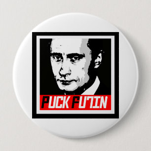 PUCK FUTIN 10 CM ROUND BADGE