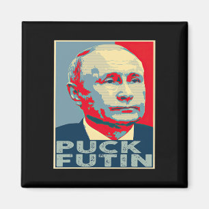 Puck Futin Hope I Stand With Ukraine Magnet