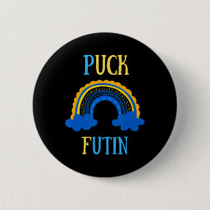 Puck Futin Meme Funny Design Ukraine Russia 6 Cm Round Badge