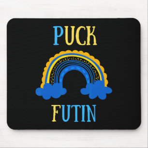 Puck Futin Meme Funny Design Ukraine Russia Mouse Pad