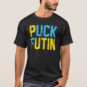 Puck Futin Meme I Stand With Ukraine Ukrainian Lov T-Shirt
