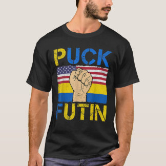 Puck Futin Meme TShirt, Anti Russia, Free Ukraine T-Shirt