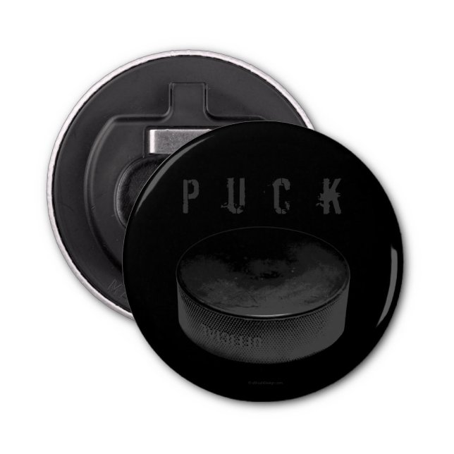 PUCK (Hockey) Bottle Opener (Front)