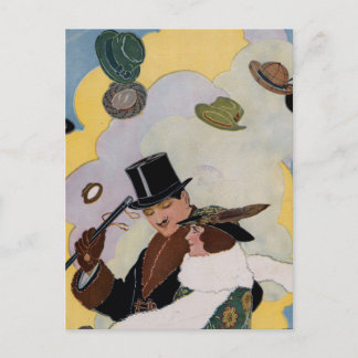 Puck Magazine Vintage Illustration Postcard