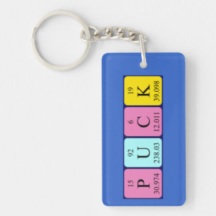 Puck periodic table name keyring