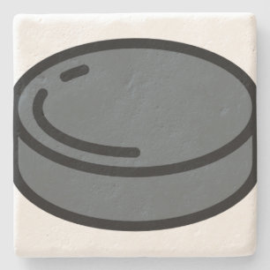 puck stone coaster