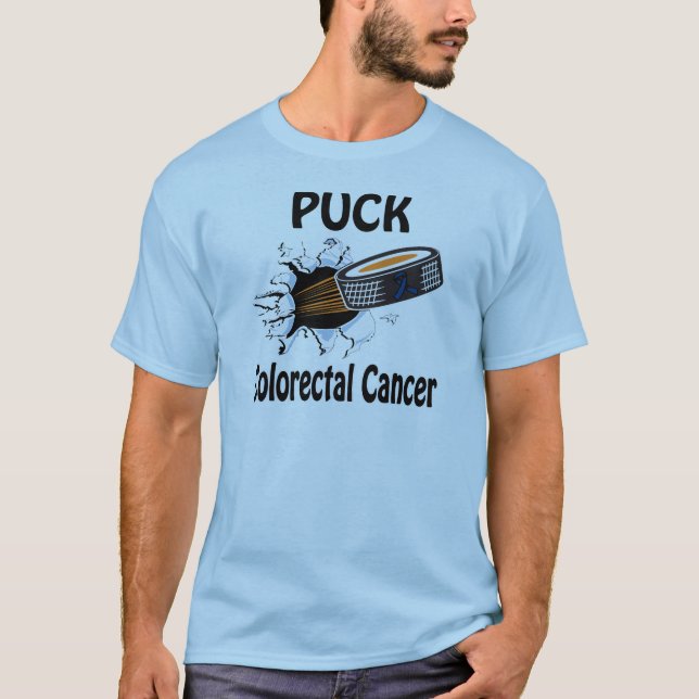 Puck The Causes Colourectal-Cancer Shirt (Front)