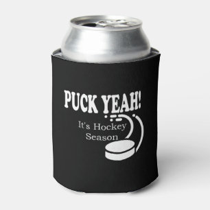 Puck Yeah It's Hockey Season Can Cooler
