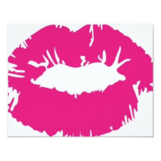 Pucker Pink Lipstick Card