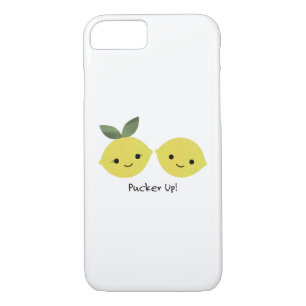 Pucker up Cute Kawaii Lemons iPhone 8/7 Case