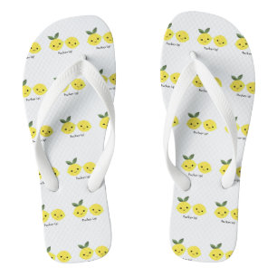 Pucker up Cute Kawaii Lemons Thongs