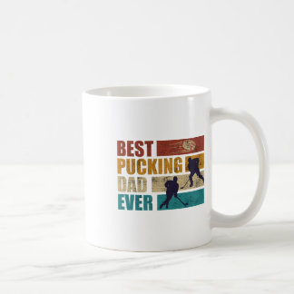 Pucking Dad Ever Hockey Dad  Coffee Mug