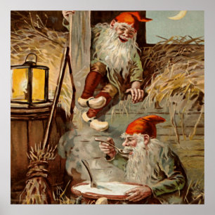 “Pudding In the Barn” by Jenny Nystrom Poster